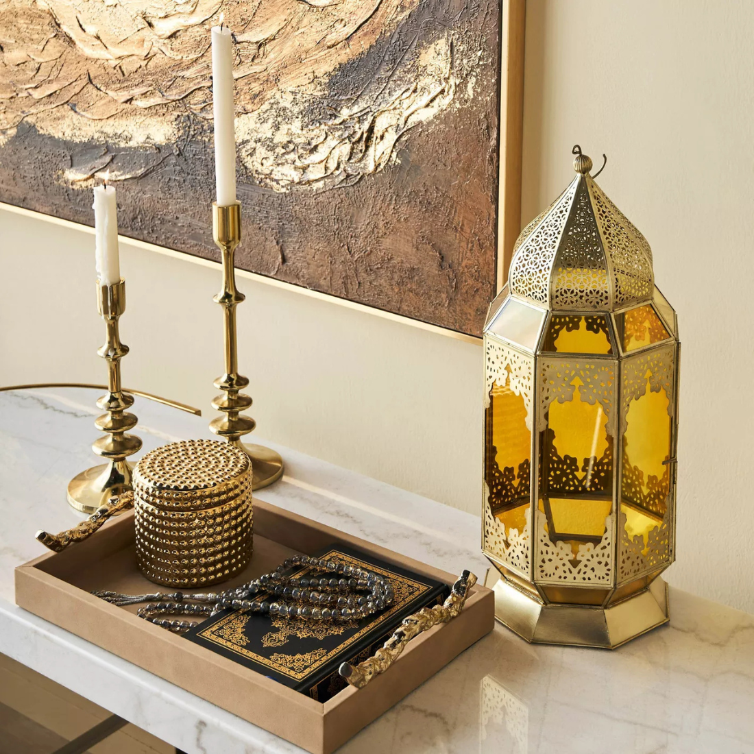 Yellow Hanging Lantern