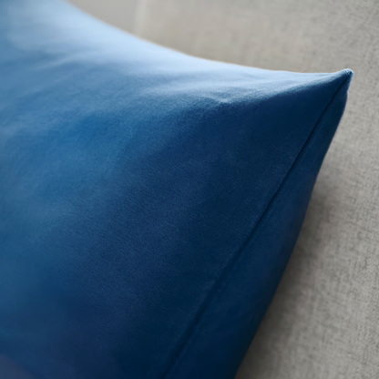 Navy Blue Velvet Cushion Cover