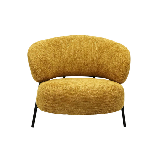 Mustard Twill Accent Chair