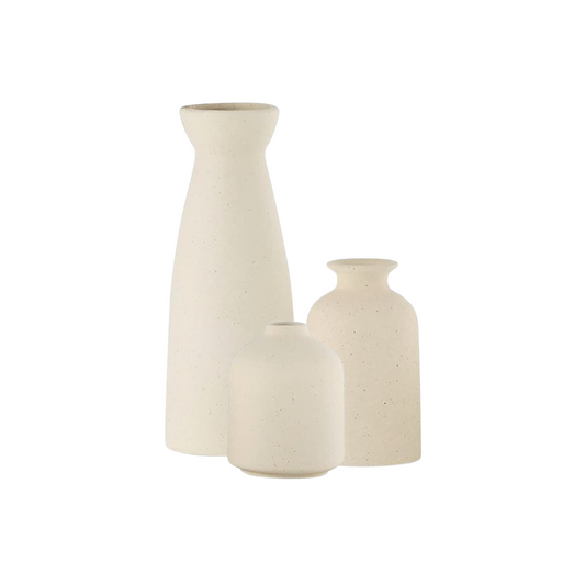 Set of 3 Ceramic Vases