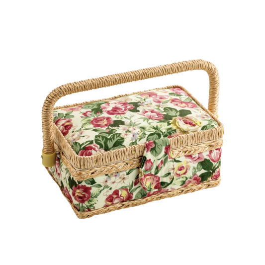 Floral Print Sewing Box