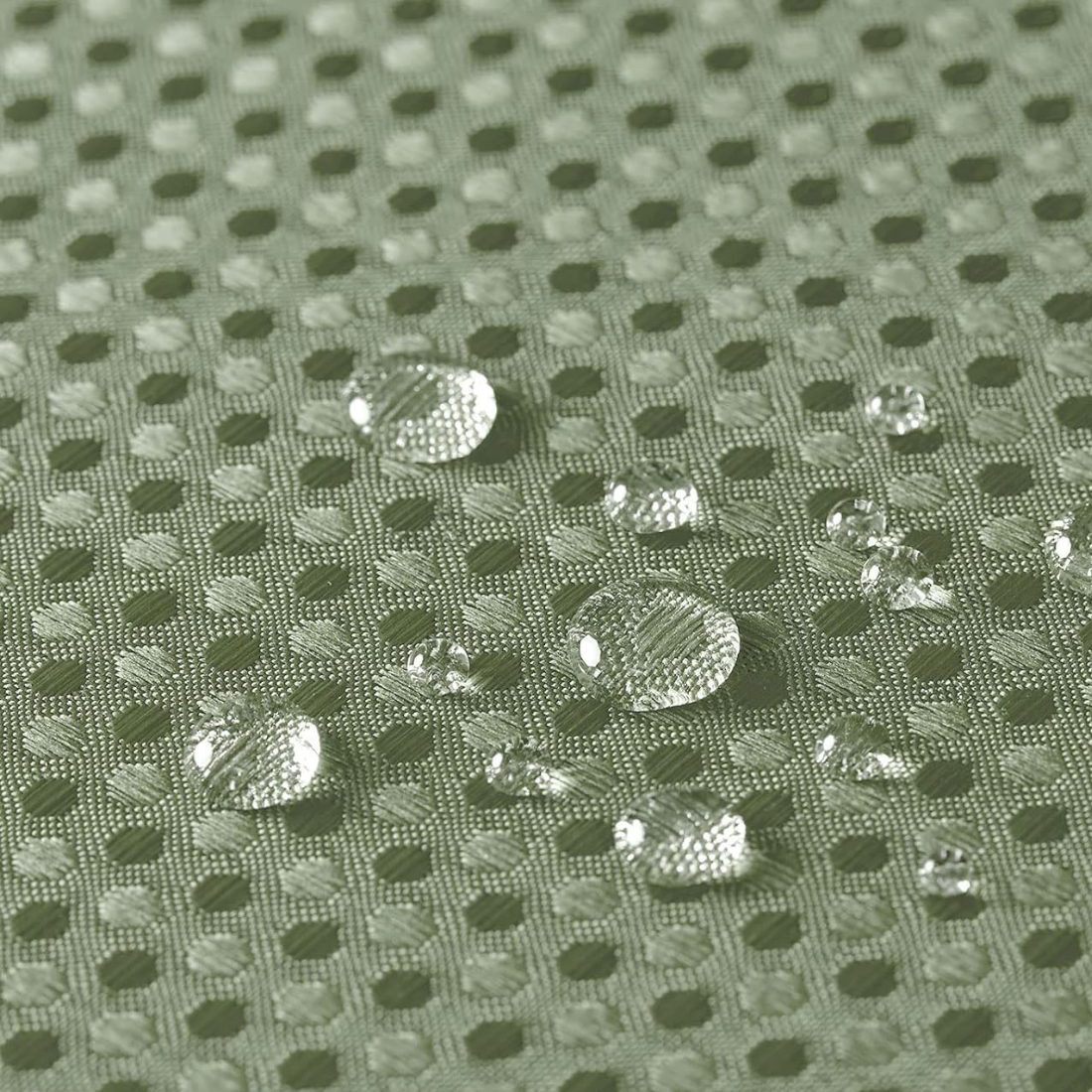 Sage Green and Sheer Shower Curtains