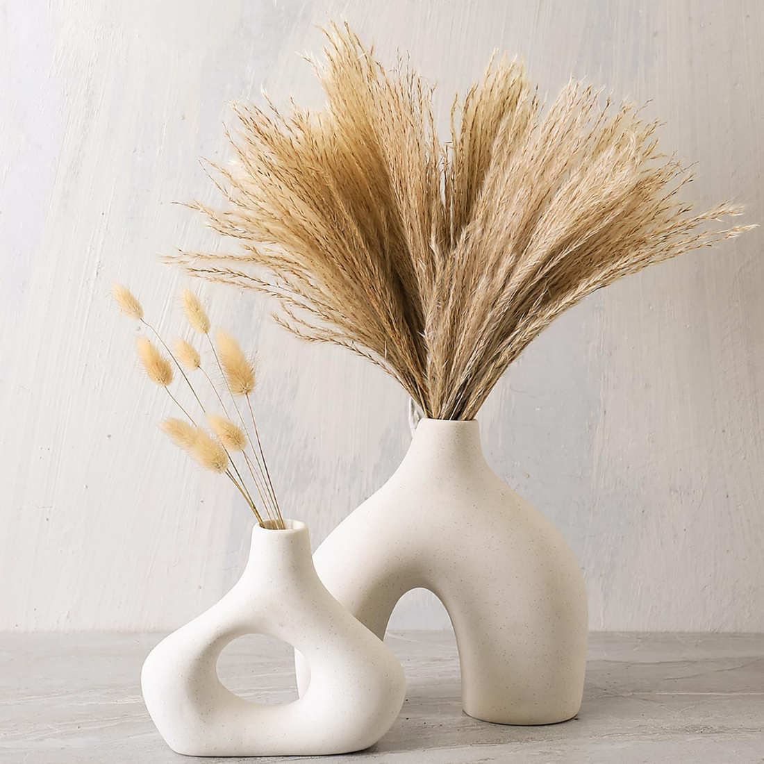 Set of 2 Arched and Hoop Vases