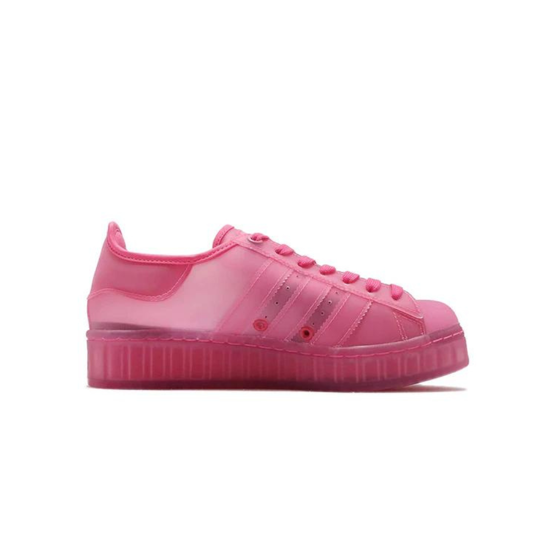 Pink Jelly Adidas Superstar Trainers