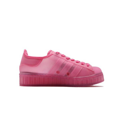 Pink Jelly Adidas Superstar Trainers