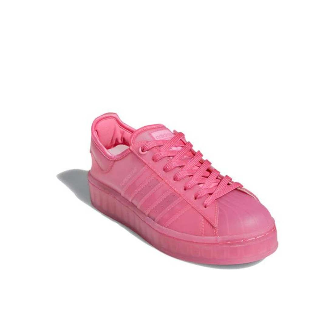 Pink Jelly Adidas Superstar Trainers