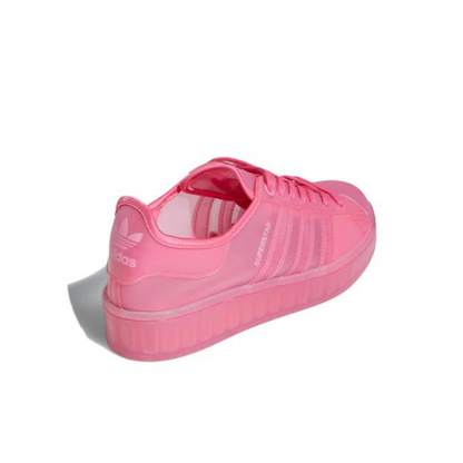 Pink Jelly Adidas Superstar Trainers