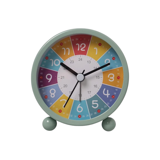 Blue Kids' Table Clock