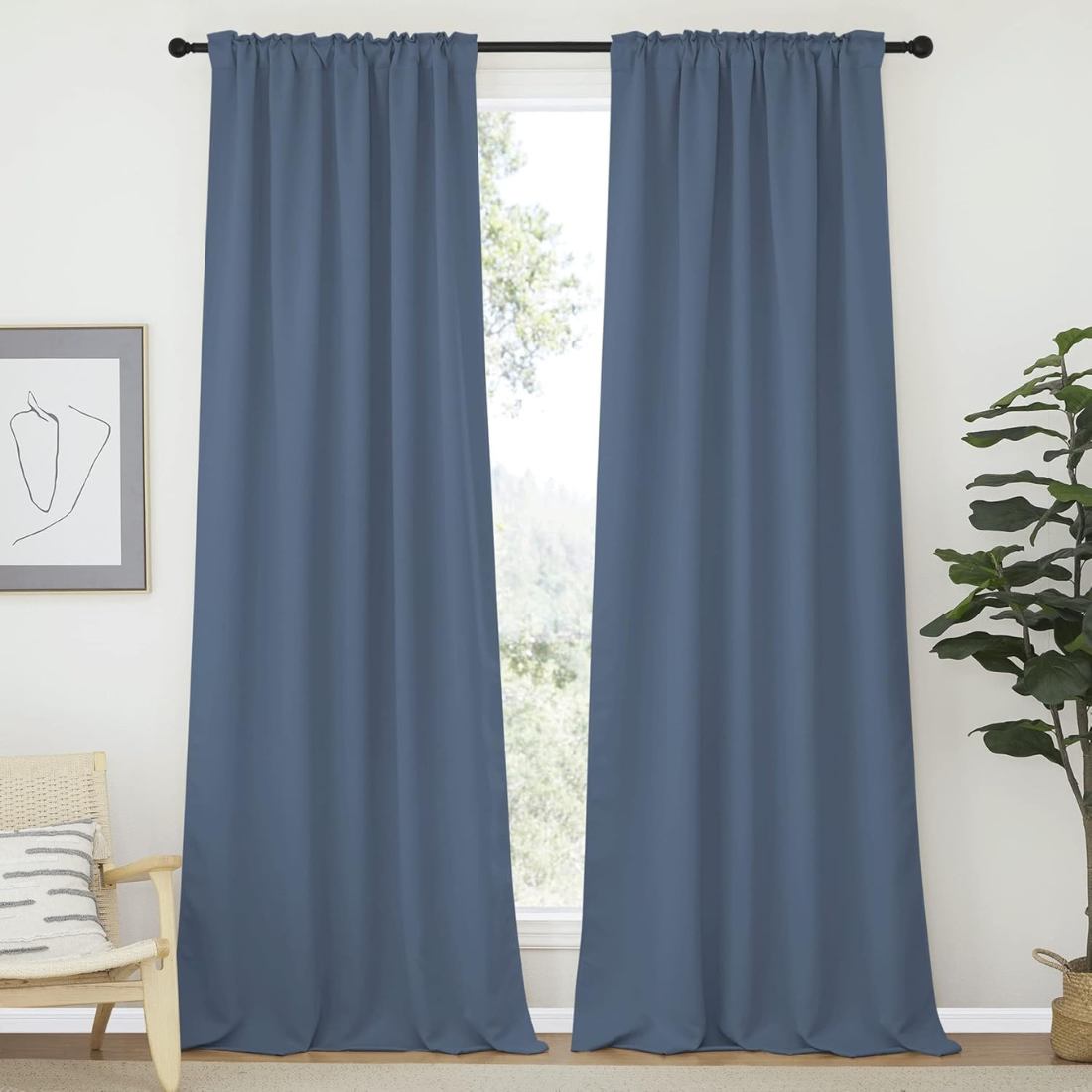 Petrol Blue Curtains