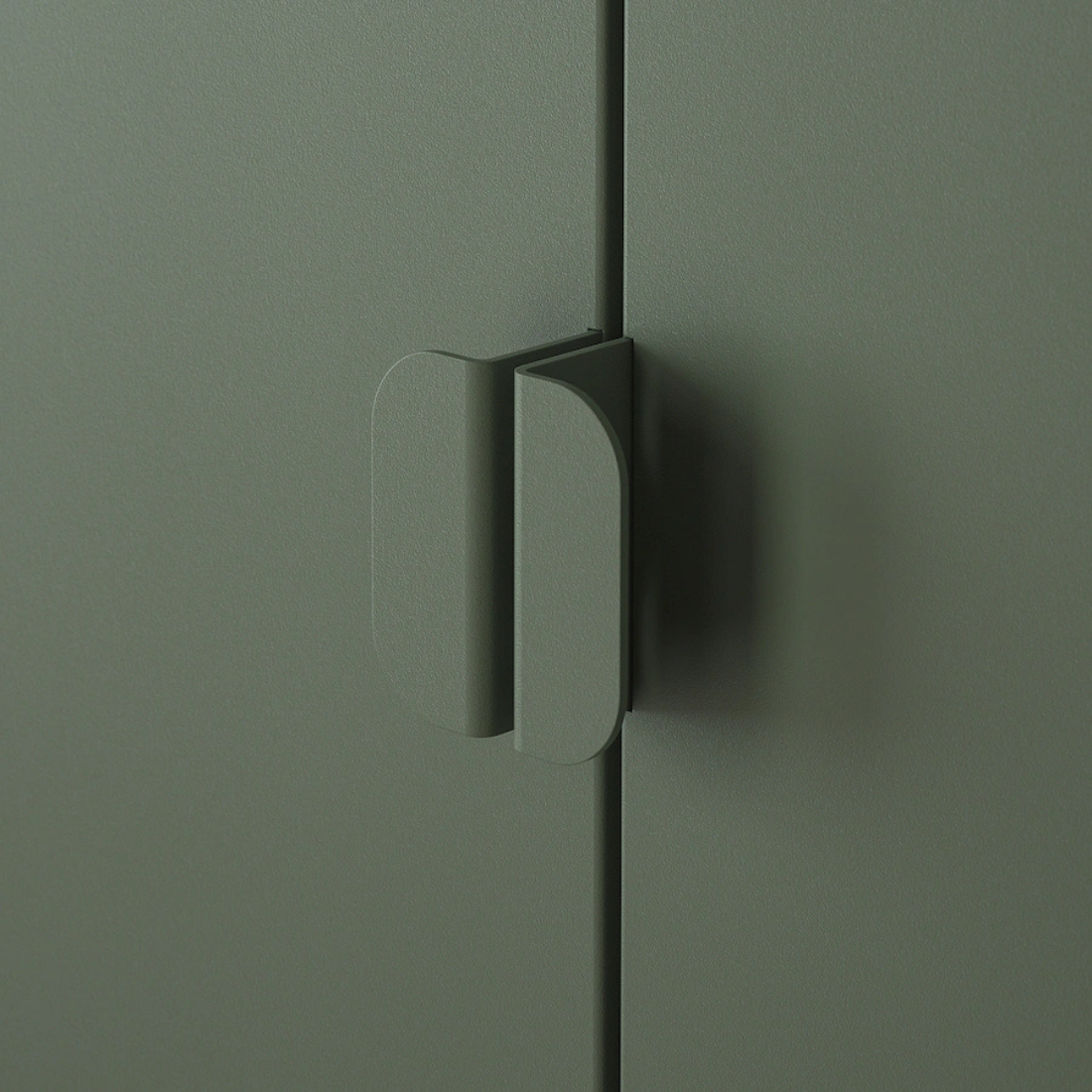 Greyish Green Cabinet