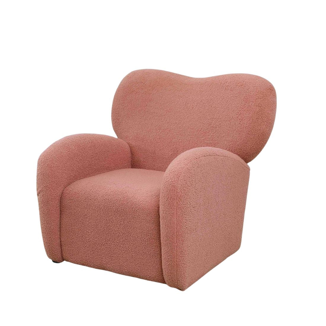 Dusty Pink Retro Accent Chair