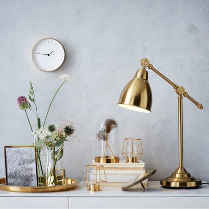Gold Working Table Lamp