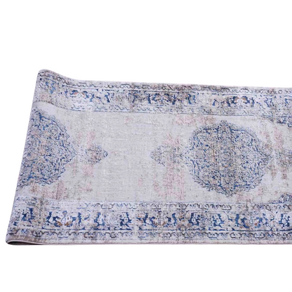 Long Blue Arabian Rug