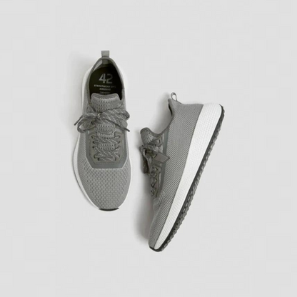 Grey Mesh Trainers