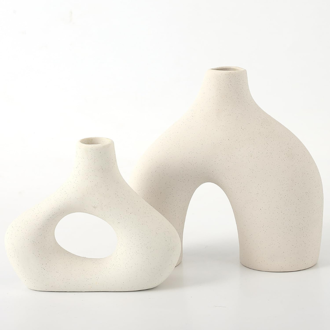 Set of 2 Arched and Hoop Vases