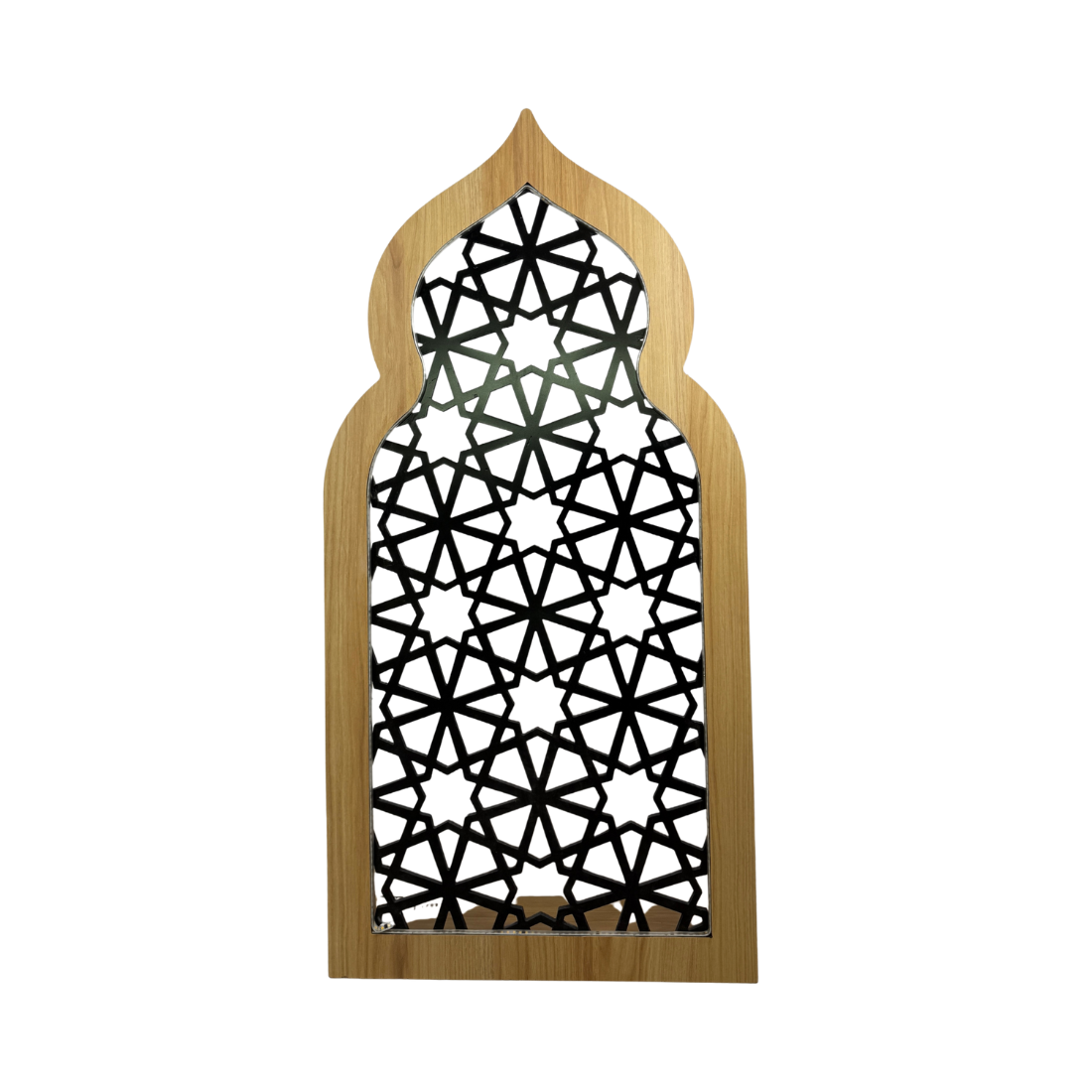 Black Wooden Ramadan Stand with LED Lights