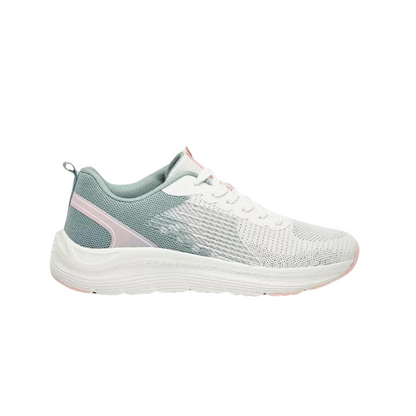 Women's Teal/Pink Trainers with Pull Up Tabs