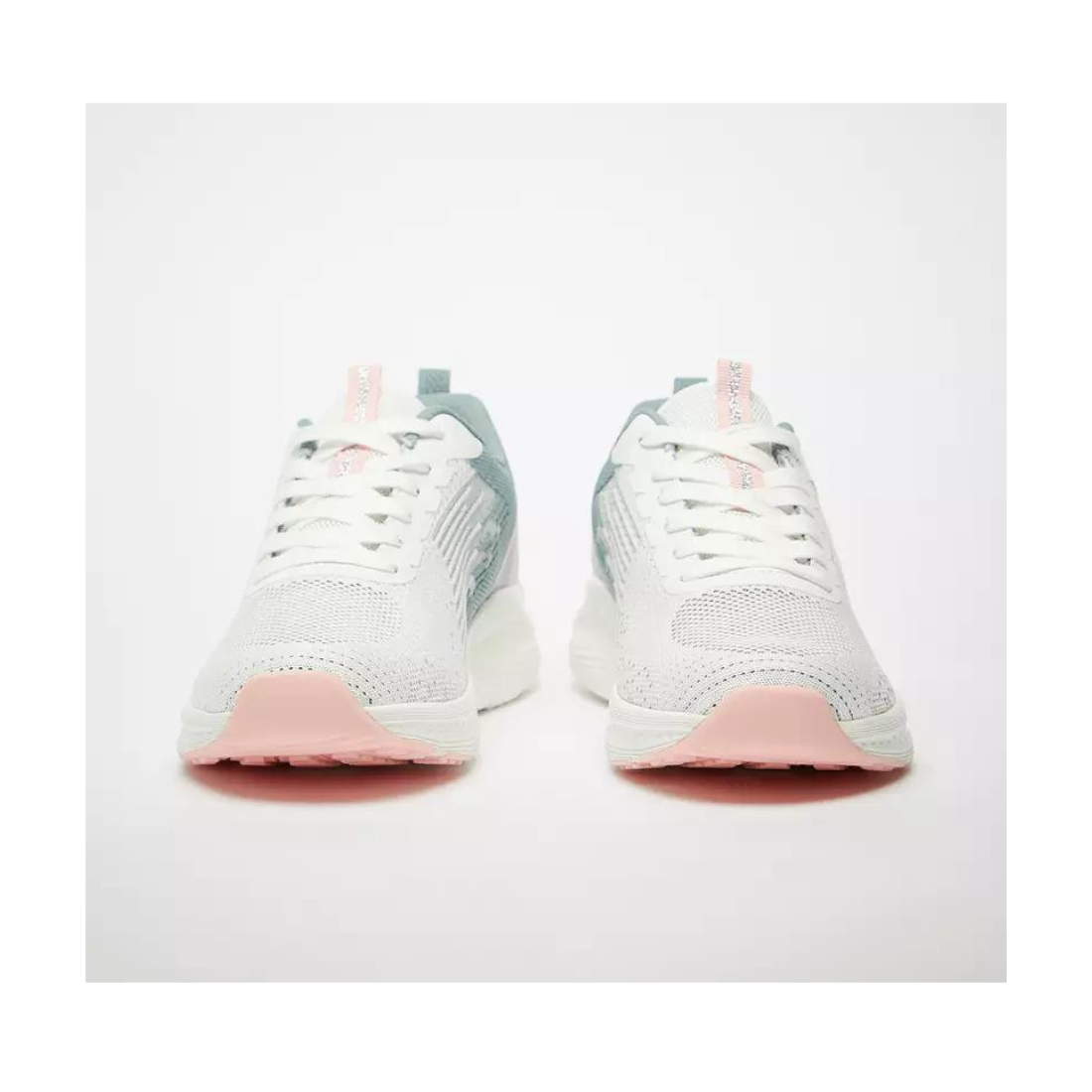 Women's Teal/Pink Trainers with Pull Up Tabs