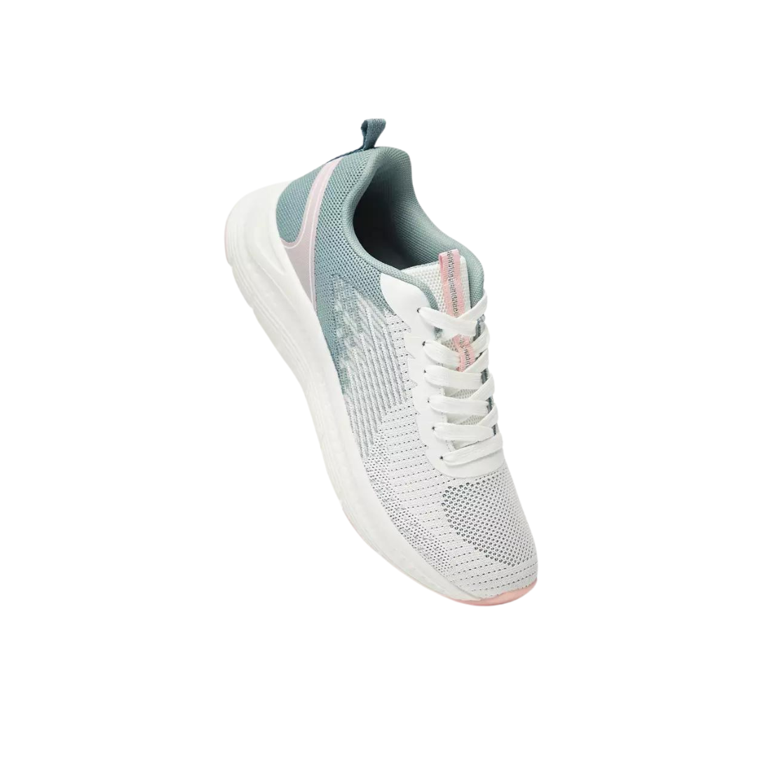 Women's Teal/Pink Trainers with Pull Up Tabs