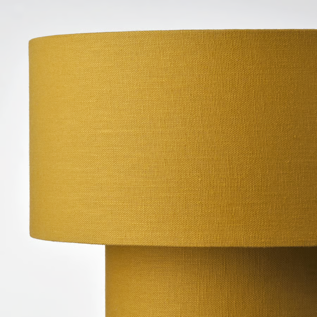 Yellow Retro Textile Lamp