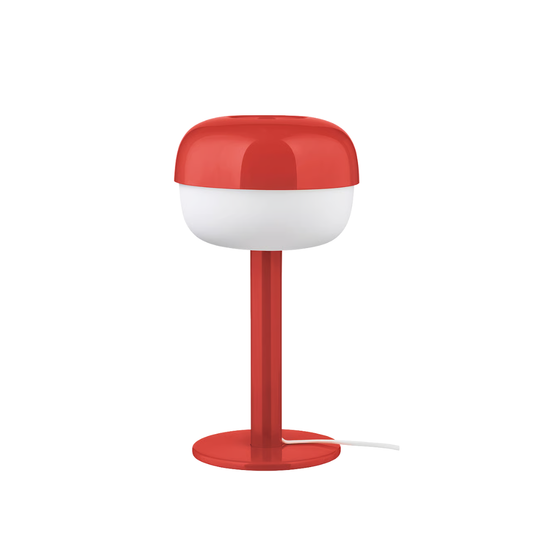 Red Retro Table Lamp