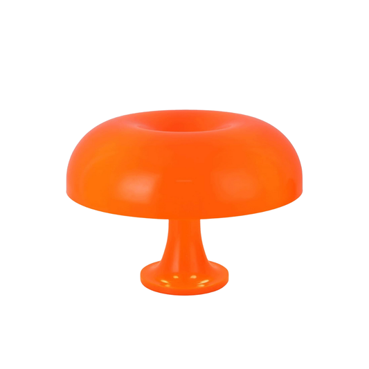 Retro Orange Mushroom Lamp