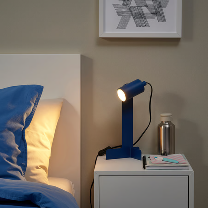 Blue Retro Table Lamp