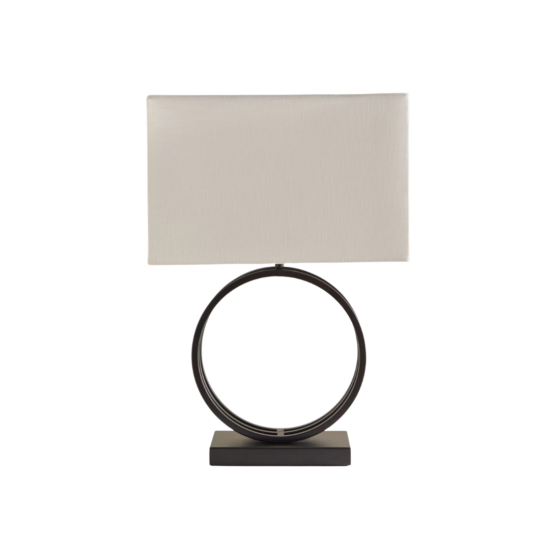Black Circle Table Lamp