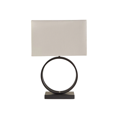 Black Circle Table Lamp