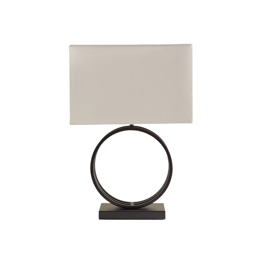 Black Circle Table Lamp