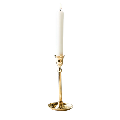 Gold Tall Taper Candle Holder