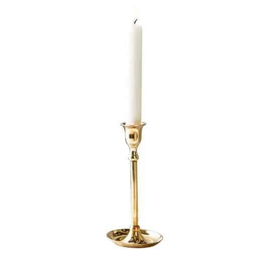 Gold Tall Taper Candle Holder
