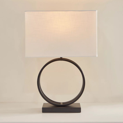 Black Circle Table Lamp