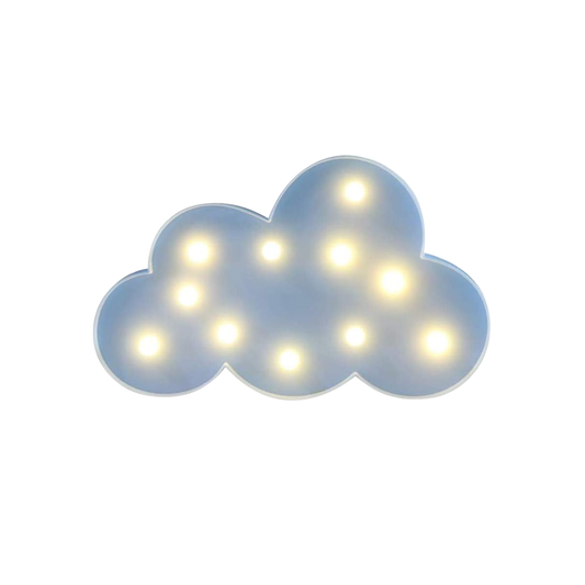 Blue Cloud Table LED Lamp (Battery Operated)
