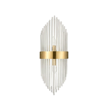 Gold & Crystal Luxury Wall Light Fixture