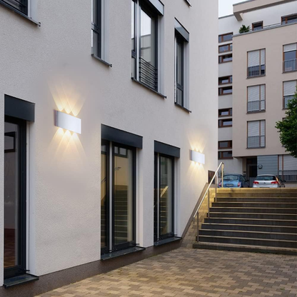 White LED Indoor/Outdoor Wall Lights