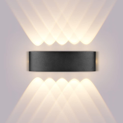 Black LED Indoor/Outdoor Wall Lights