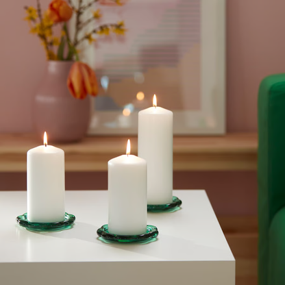 Green Candle Dish
