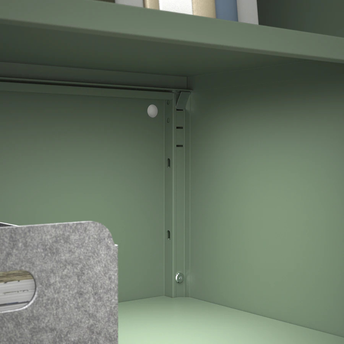 Greyish Green Cabinet