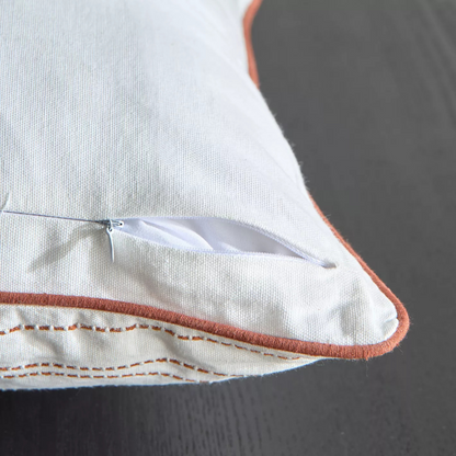 Waves Embroidered Cushion