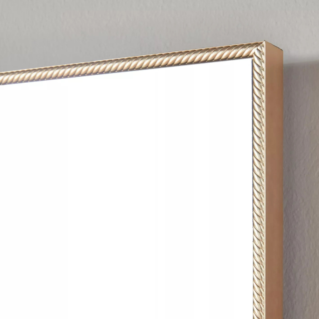 Gold Twirl Framed Wall Mirror