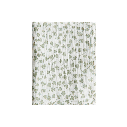 White Clover Baby Blanket