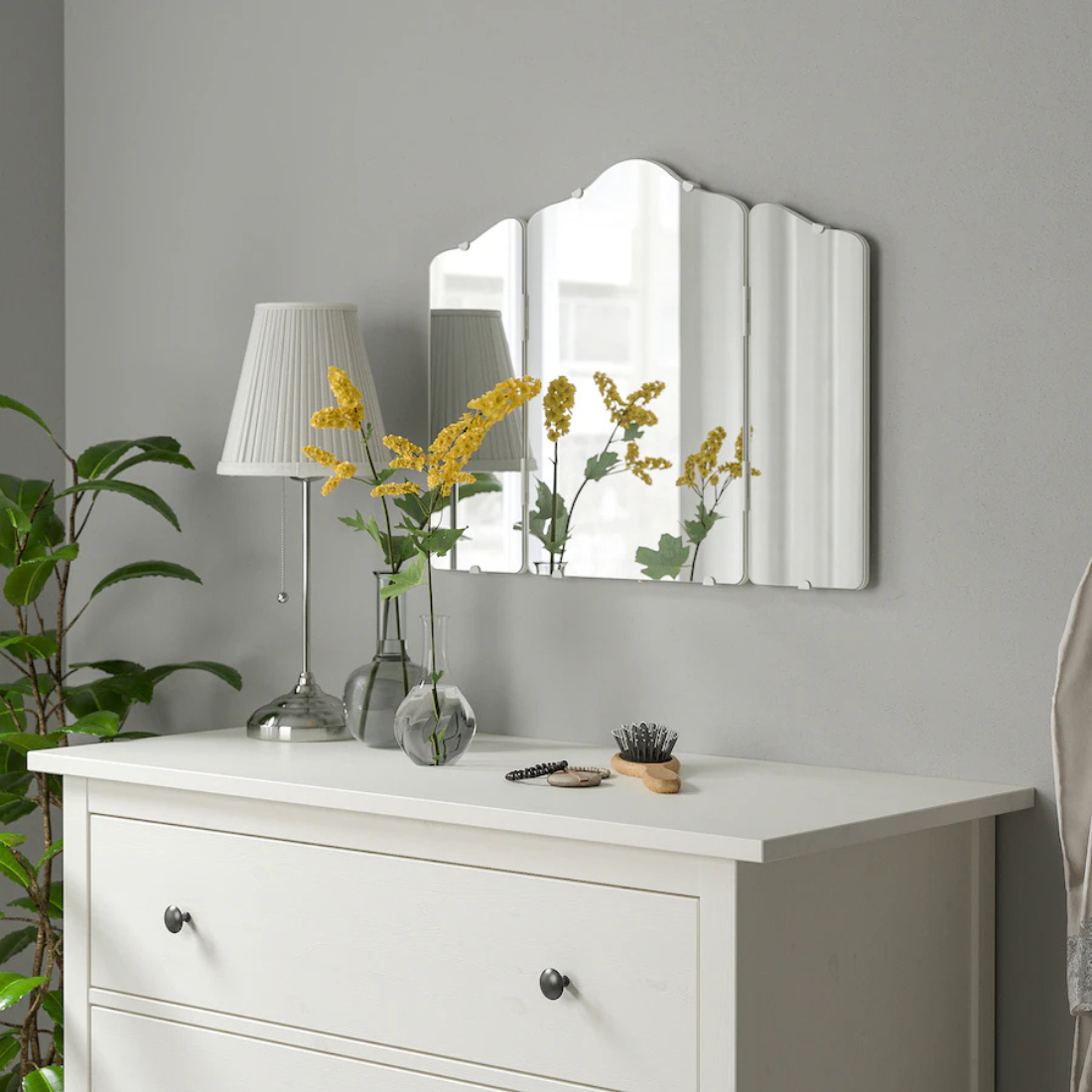 Tri-Fold Mirror (Table and Wall Mirror)