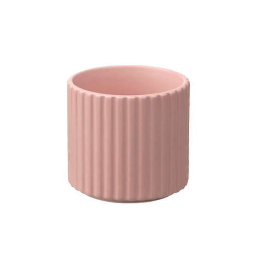 Little Pink Ribbed Pot