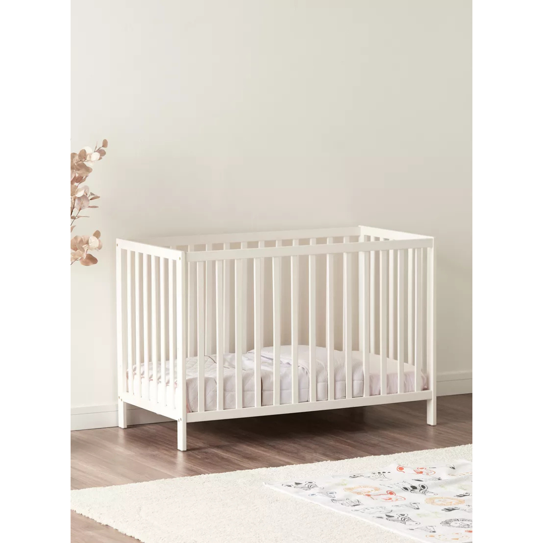 White Baby Crib