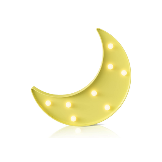 Yellow Moon LED Wall Light