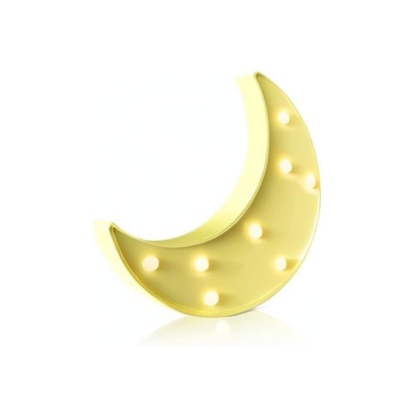 Yellow Moon LED Wall Light