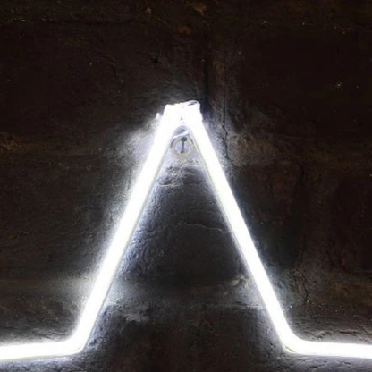 White Star Neon Light