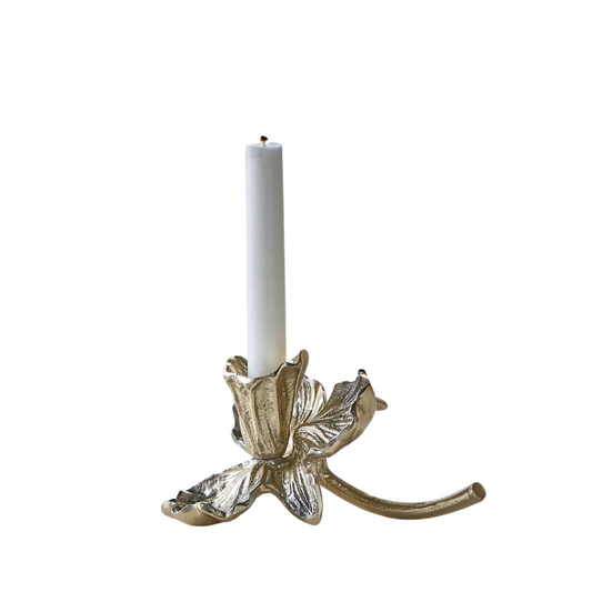Orchid Taper Candle Holder