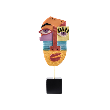Abstract Face Sculpture